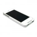 置きらく充電レシーバー for iPhone5（ホワイト）をiPhone5（ホワイト）に装着