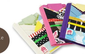 オリジナルデザインの和柄の布を使った多機種対応手帳ケース『book pokke』販売開始