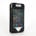 iPhone4S用カードホルダー付き本革ケース『WALLET SLIM for iPhone4S (ウォレットスリム)』クロコブラック