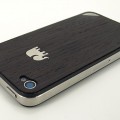 TRUNKET wood skin for iPhone4（ジェットブラック）