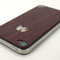 TRUNKET wood skin for iPhone4（ヴァイオレット）
