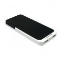 置きらく充電レシーバー for iPhone5（ホワイト）をiPhone5（ブラック）に装着