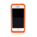 Donut horn（オレンジ） iPhone5のホワイトに装着