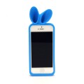 Rabbit horn（ブルー） iPhone5のホワイトに装着