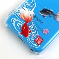 散桜に金魚 × iPhone5c：ブルー