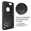 ケース内側の幾何学模様は、iPhoneの熱を効率的に逃がす設計。iPhoneの過熱を低減。