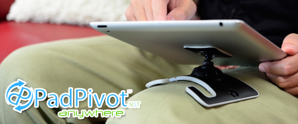 場所を選ばずタブレットを楽しめるポータブルスタンド『PadPivot for iPad/iPadmini/tablet』予約開始のお知らせ